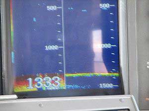 Over the deepest soundings in Lake Superior